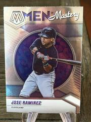 Jose Ramirez #MM-3 Baseball Cards 2022 Panini Mosaic Men of Mastery Prices