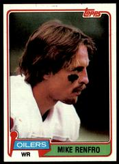 Mike Renfro #58 Football Cards 1981 Topps Prices