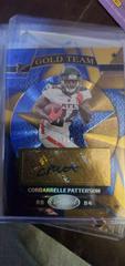 Cordarrelle Patterson [Signatures Blue Etch] #GT-20 Football Cards 2023 Panini Certified Gold Team Prices