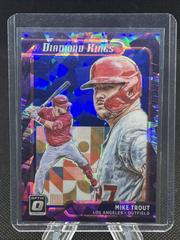 Mike Trout [Cracked Ice Blue] Baseball Cards 2021 Panini Donruss Optic Prices