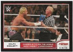 Dolph Ziggler Wrestling Cards 2014 Topps WWE Road to Wrestlemania Prices