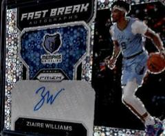 Ziaire Williams #FB-ZWG Basketball Cards 2022 Panini Prizm Fast Break Autographs Prices