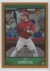 Josh Hamilton [Orange Refractor] #198 Baseball Cards 2007 Bowman Chrome Prices