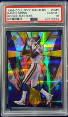 Randy Moss #RM5 Football Cards 1998 Collector's Edge Masters Rookie Masters Prices