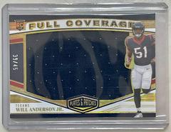 Will Anderson Jr. [Gold] #FC-3 Football Cards 2023 Panini Plates and Patches Full Coverage Prices