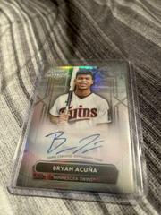 Bryan Acuna [Refractor] Baseball Cards 2022 Bowman Sterling Prospect Autographs Prices