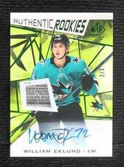 William Eklund [Green Autograph Tag] Hockey Cards 2021 SP Game Used Prices