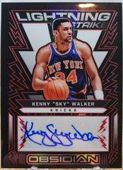 Kenny 'Sky' Walker [Red] Basketball Cards 2021 Panini Obsidian Lightning Strike Signatures Prices
