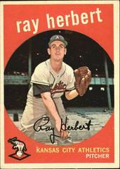 Ray Herbert #154 Baseball Cards 1959 Topps Prices
