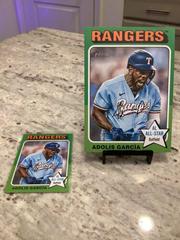Adolis Garcia #OB-22 Baseball Cards 2024 Topps Heritage Oversized 1975 Box Loader Prices