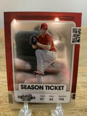 Aaron Nola [Optic] #93 Baseball Cards 2021 Panini Contenders Prices