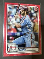 Bryce Harper [Red] #54 Baseball Cards 2020 Bowman Prices