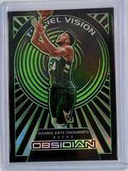 Giannis Antetokounmpo [Green] Basketball Cards 2021 Panini Obsidian Tunnel Vision Prices