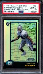 Charles Woodson [Interstate Refractors] #181 Football Cards 1998 Bowman Chrome Prices