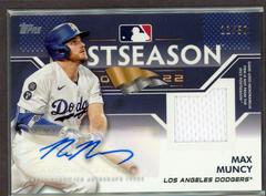 Max Muncy #PPAR-MM Baseball Cards 2023 Topps Postseason Performance Autograph Relics Prices