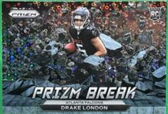 Drake London [No Huddle] #PB-7 Football Cards 2022 Panini Prizm Break Prices