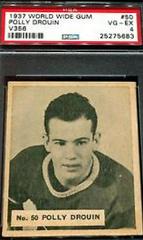 Polly Drouin Hockey Cards 1937 V356 World Wide Gum Prices