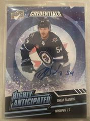 Dylan Samberg #HA-23 Hockey Cards 2022 Upper Deck Credentials Highly Anticipated Autograph Prices