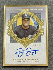Frank Thomas Baseball Cards 2022 Topps Gilded Collection Gold Framed Hall of Famer Autographs Prices