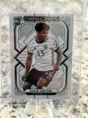 Karim Adeyemi [Electric Etch Contra] Soccer Cards 2021 Panini Obsidian Prices