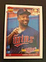 Kirby Puckett Baseball Cards 1991 Topps Desert Shield Prices