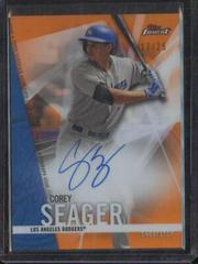 Corey Seager [Orange Refractor] #FA-CS Baseball Cards 2017 Topps Finest Autographs Prices