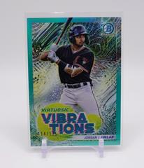 Jordan Lawlar [Aqua] #VV-16 Baseball Cards 2022 Bowman Virtuosic Vibrations Prices