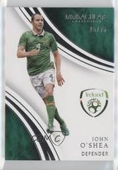 John O'Shea Soccer Cards 2017 Panini Immaculate Prices