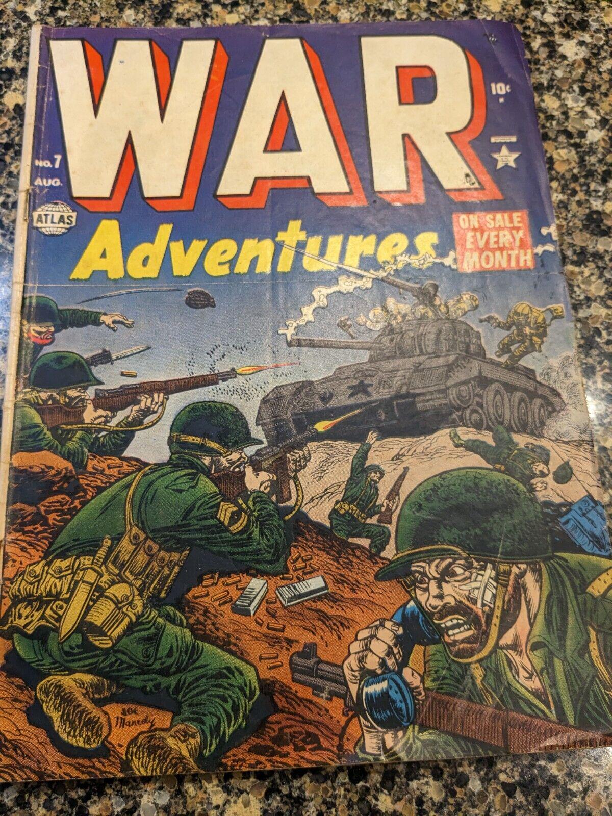 War Adventures #7 (1952) Comic Books War Adventures