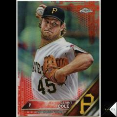 Gerrit Cole [Red Refractor] #11 Baseball Cards 2016 Topps Chrome Prices