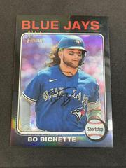 Bo Bichette [Black Refractor] #152 Baseball Cards 2024 Topps Heritage Chrome Prices