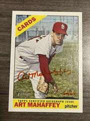 Art Mahaffey [Red Ink] Baseball Cards 2015 Topps Heritage Real One Autographs Prices
