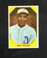 Bing Miller Baseball Cards 1960 Fleer Prices