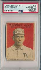 Chief Bender Baseball Cards 1914 Cracker Jack Prices