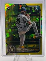 Aaron Ashby [Sapphire Yellow] #33 Baseball Cards 2022 Bowman Chrome Prices