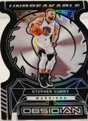 Stephen Curry #30 Basketball Cards 2021 Panini Obsidian Unbreakable Prices