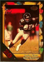 Andre Rison [20 Stripe] #71 Football Cards 1991 Wild Card Prices