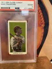 Sam Crawford Baseball Cards 1911 E94 Close Candy Prices