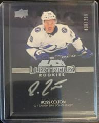 Ross Colton #LRS-RC Hockey Cards 2021 SPx UD Black Lustrous Rookie Signatures Prices