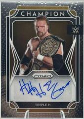 Triple H Wrestling Cards 2022 Panini Prizm WWE Champion Signatures Prices