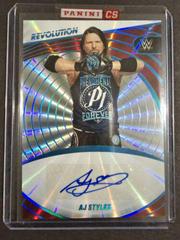 AJ Styles [Sunburst] #AG-AJS Wrestling Cards 2023 Panini Revolution WWE Autograph Prices