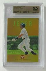 Derek Jeter [Gold Refractor] #2 Baseball Cards 2003 Topps Pristine Prices