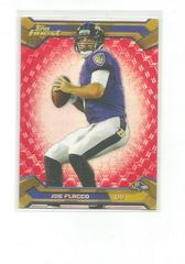 Joe Flacco [Red Refractor] Football Cards 2013 Topps Finest Prices