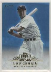 Lou Gehrig #88 Baseball Cards 2013 Topps Tribute Prices