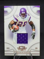 Adrian Peterson [Jersey] #72 Football Cards 2008 Panini Donruss Threads Prices
