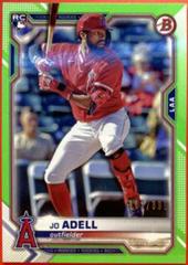 Jo Adell [Neon Green] Baseball Cards 2021 Bowman Prices