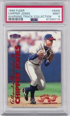 Chipper Jones [Warning Track Collection] #592W Baseball Cards 1999 Fleer Prices