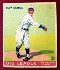 Ray Benge #13 Baseball Cards 1934 World Wide Gum Prices