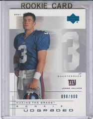 Jesse Palmer [Action] #79 Football Cards 2001 Upper Deck Graded Prices