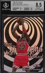 Michael Jordan Basketball Cards 1997 Hoops High Voltage Prices